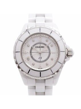 Chanel Diamond White Dial Watch